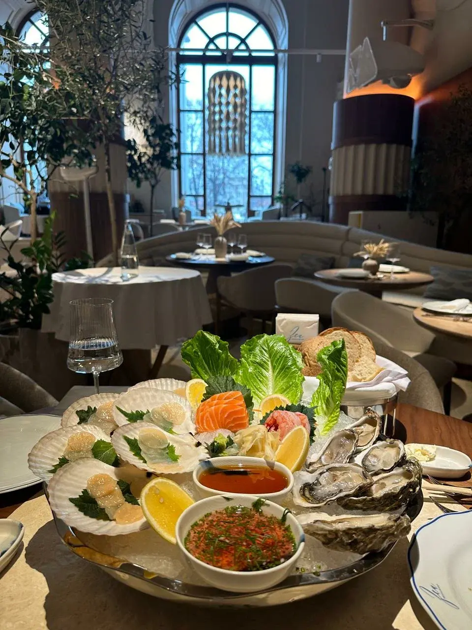 Мидии в ресторанах Москвы