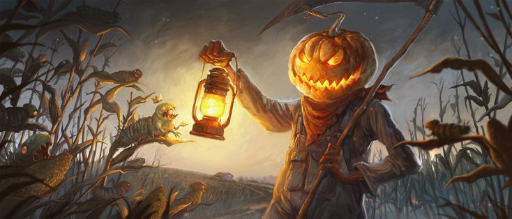 Фонарь Джека (Jack-o'-lantern)