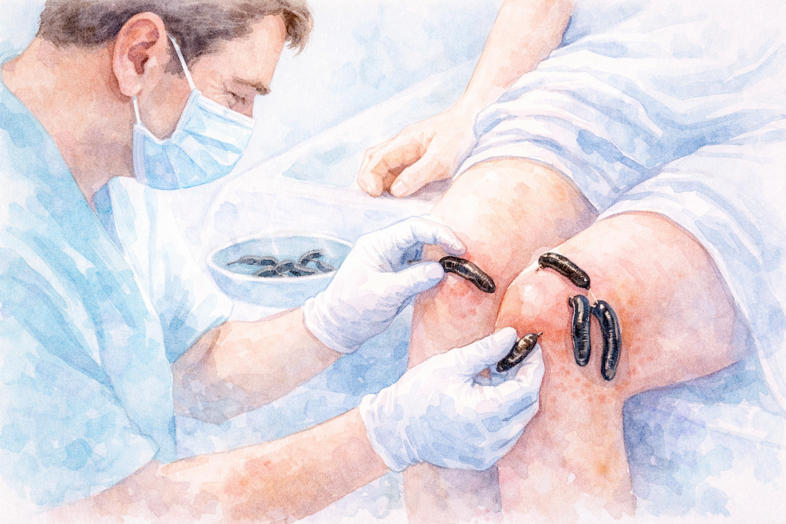 Пиявки при артрозе