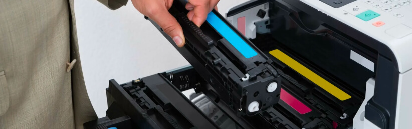 kyocera вставить картридж