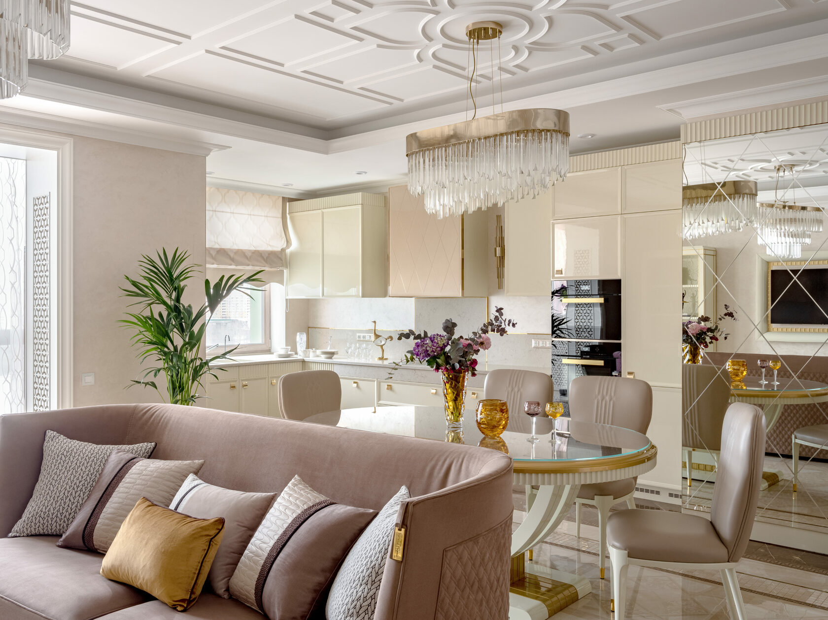 Тканевые шторы для ванной комнаты