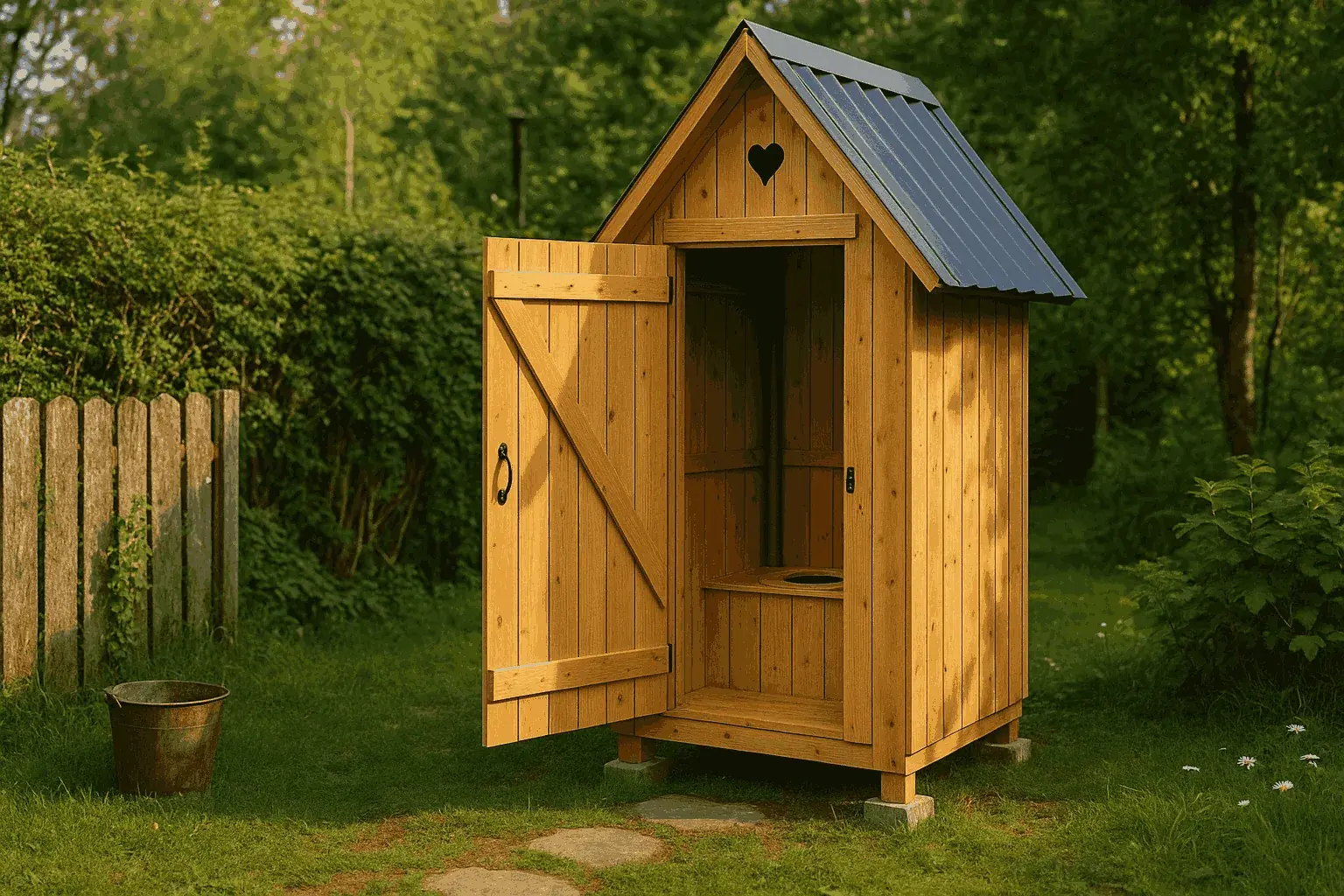 Дачный туалет своими руками