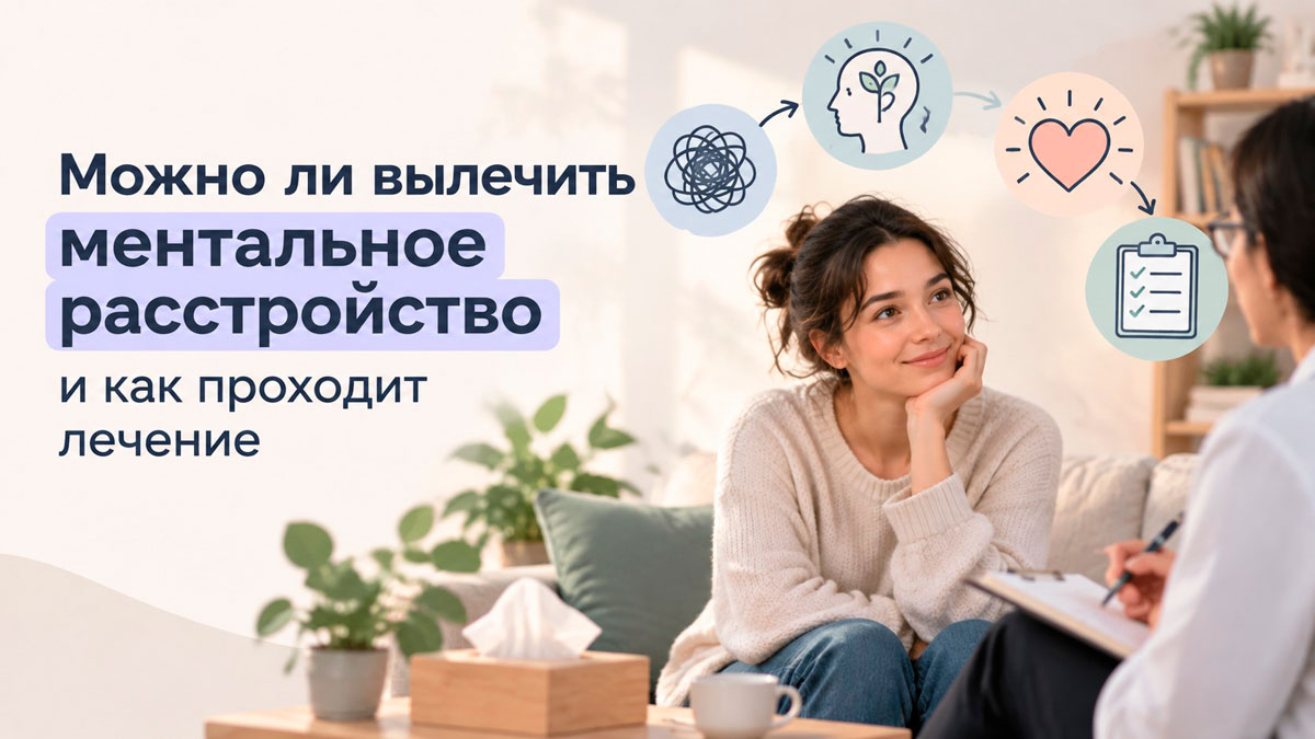 Можно ли вылечить ментальное расстройство и как проходит лечение