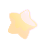 Желтая объемная звезда,иллюстрация