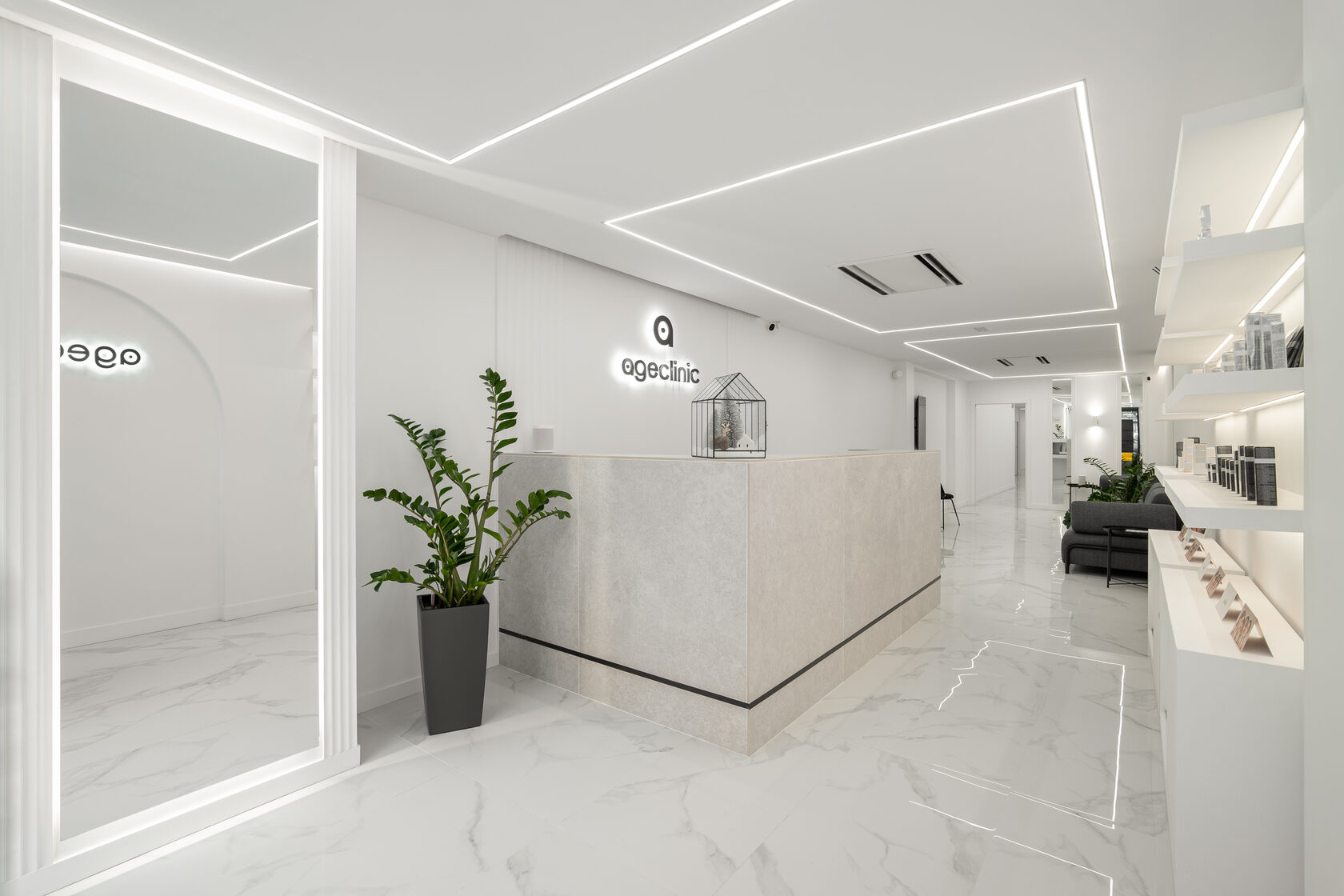 Interior de Antiage Clinic Madrid