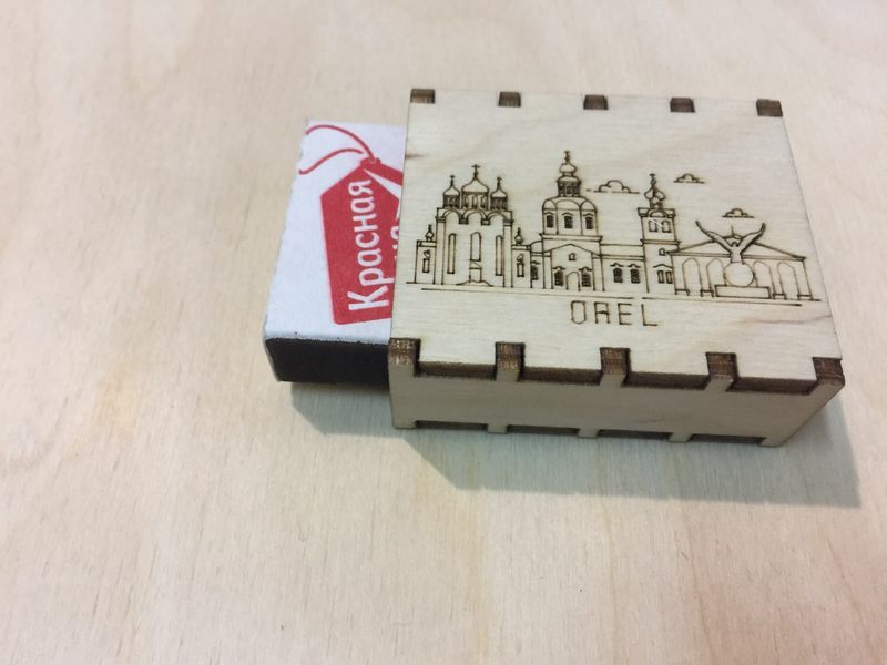 Спички сувенирные на магните города России - Орёл