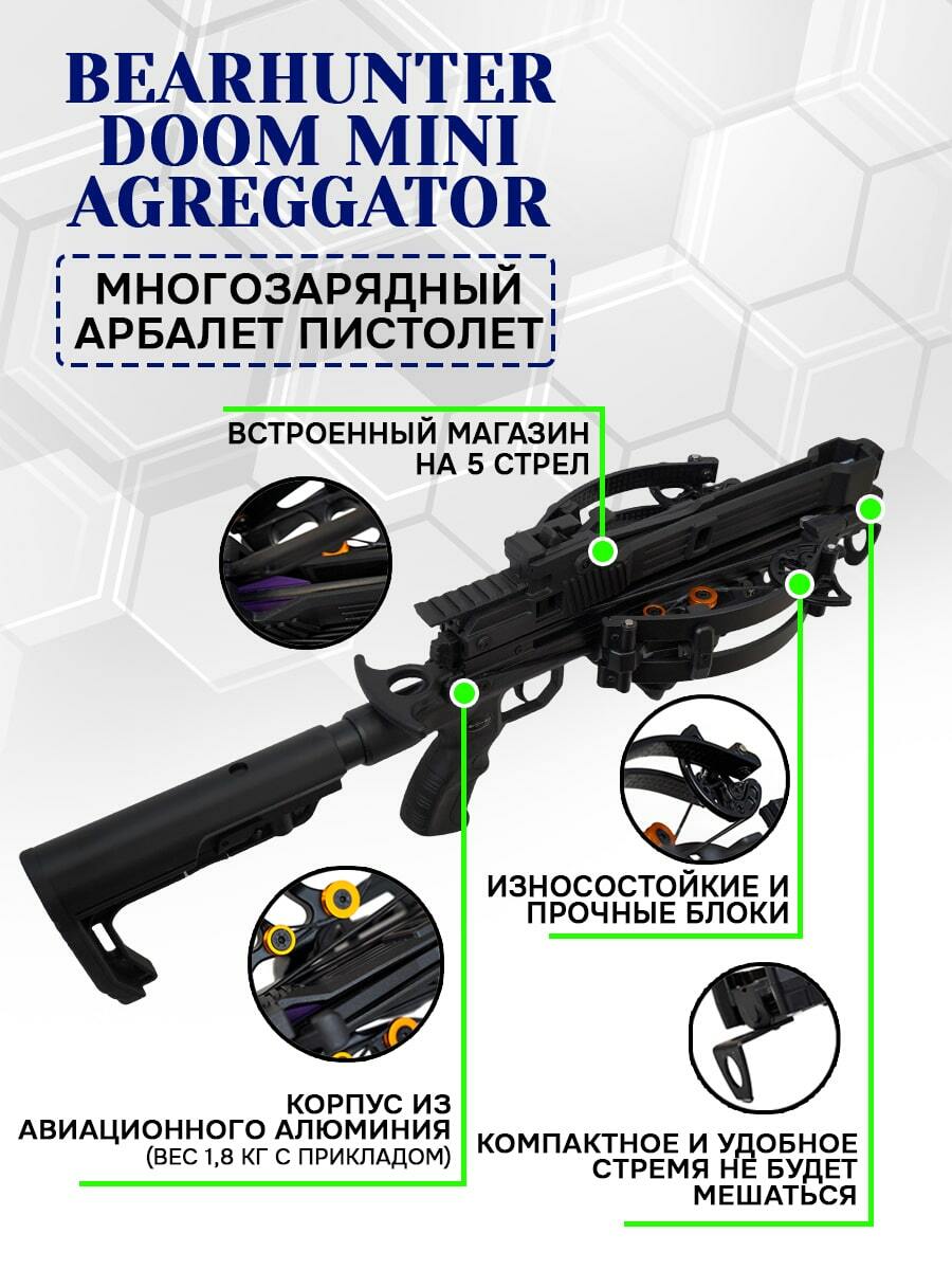 Арбалет многозарядный Ek Cobra System RX ADDER CR-097AD, поставляется БЕЗ КОЛИМАТОРА