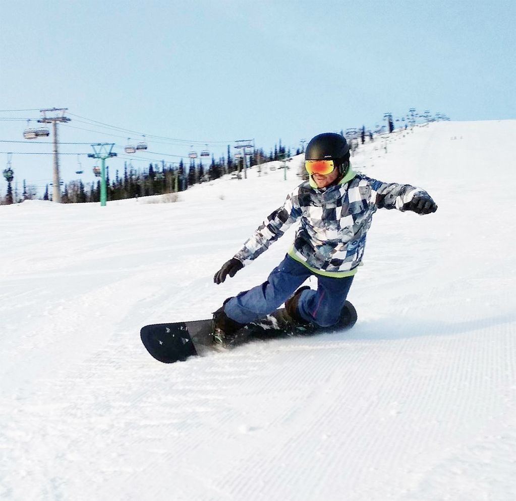 Карвинг на мягком сноуборде