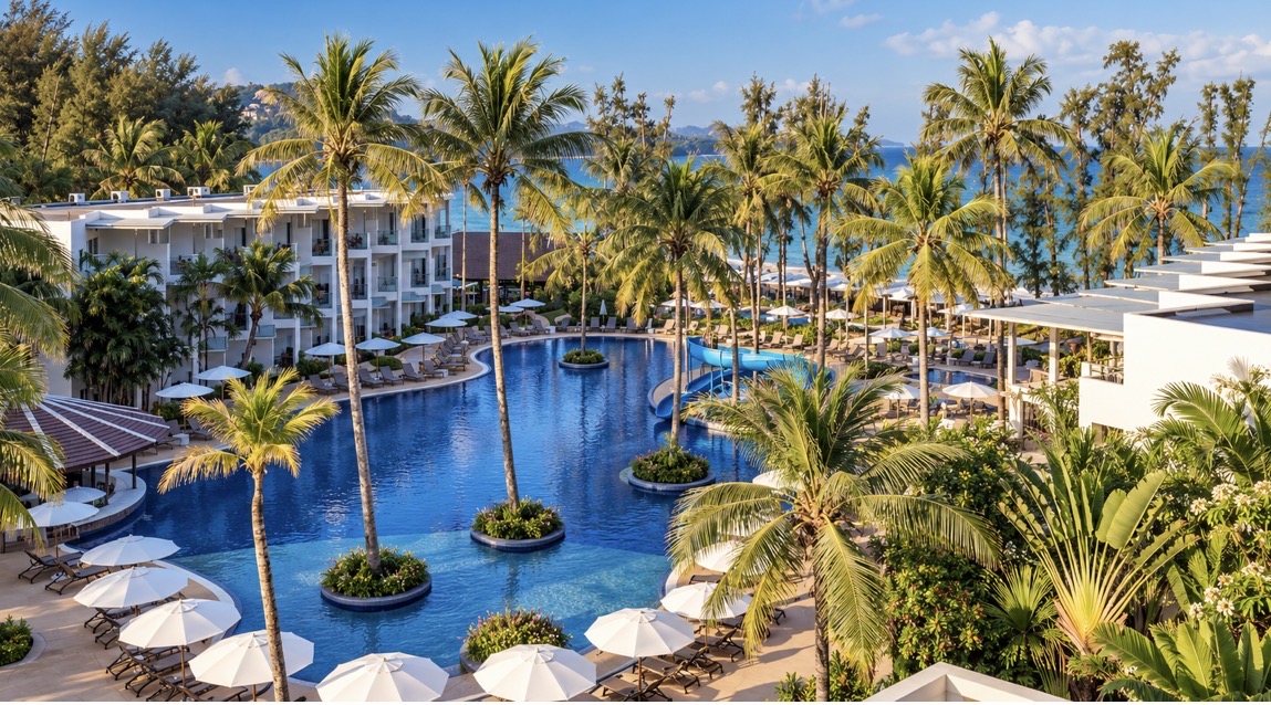 Sunwing Phuket — бассейн у пляжа Бангтао