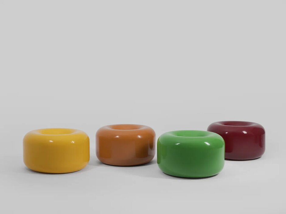 Кофейные столы-пуфы, коллекция Caramel, Svoy Design, дизайн — Максим Татаринцев