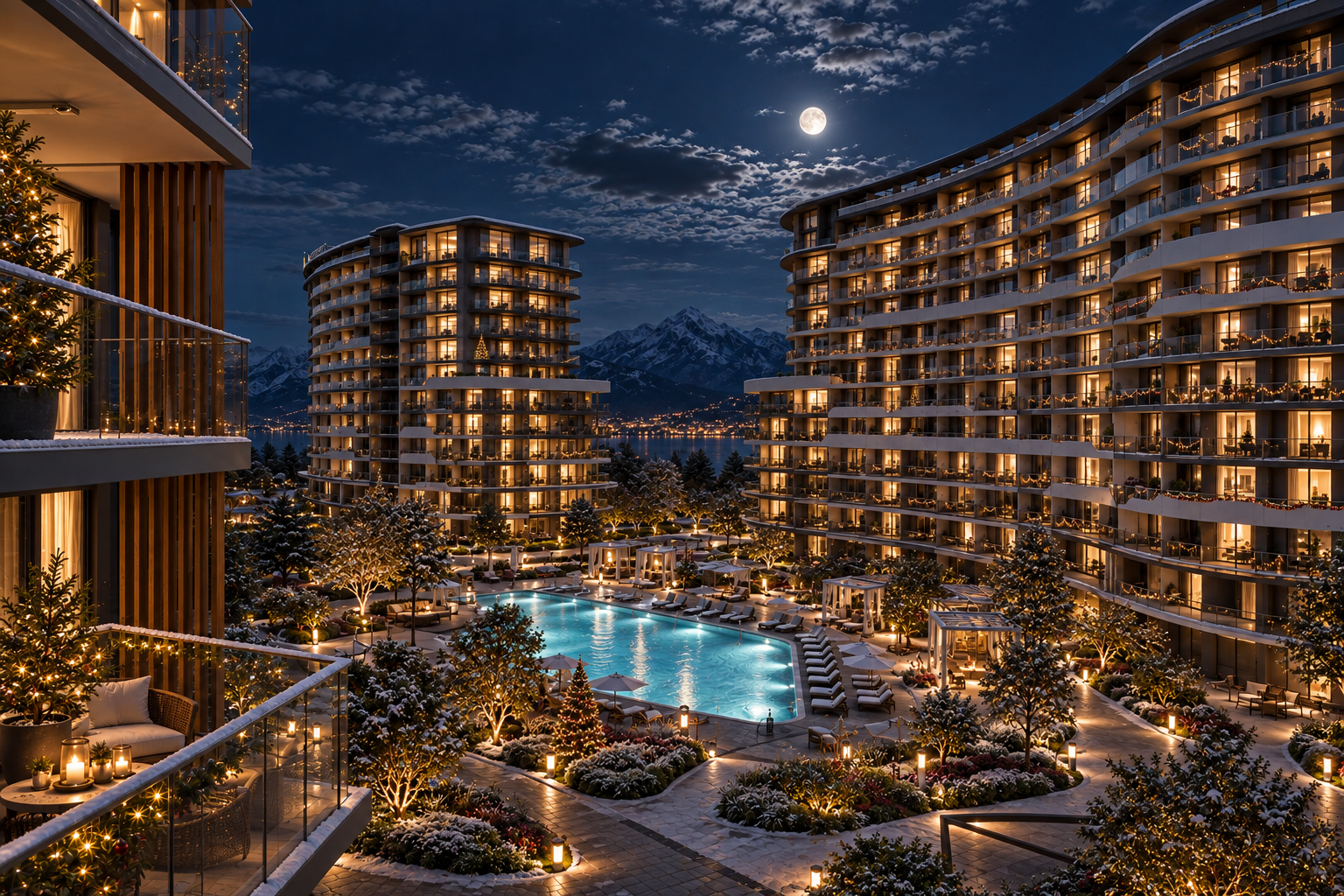 Новогодний банкет и вечерняя программа в SKYSOUL Hotel