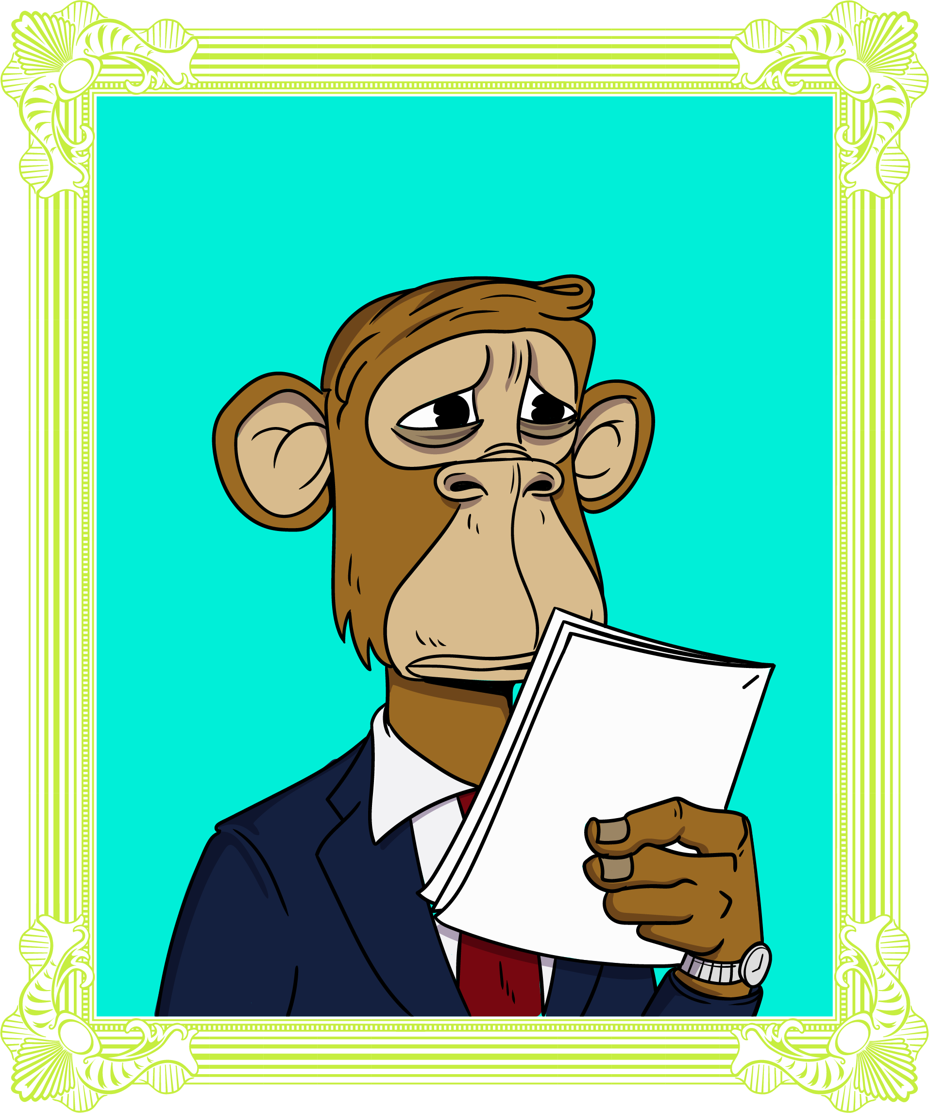 NFT Steve the orangutan