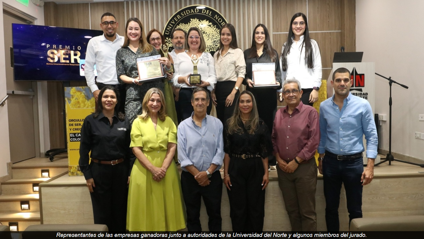 Premio SER reconoce a las empresas emocionalmente responsables del Caribe colombiano