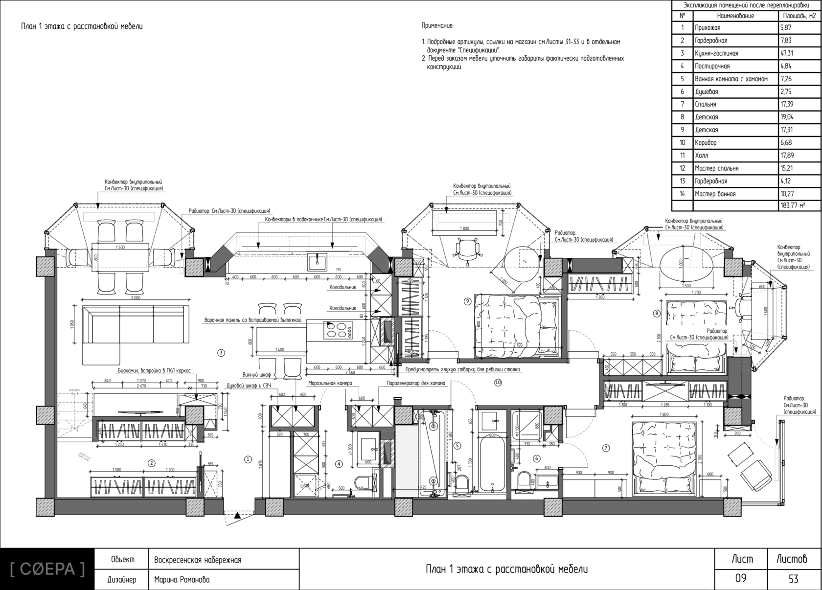 планировка 