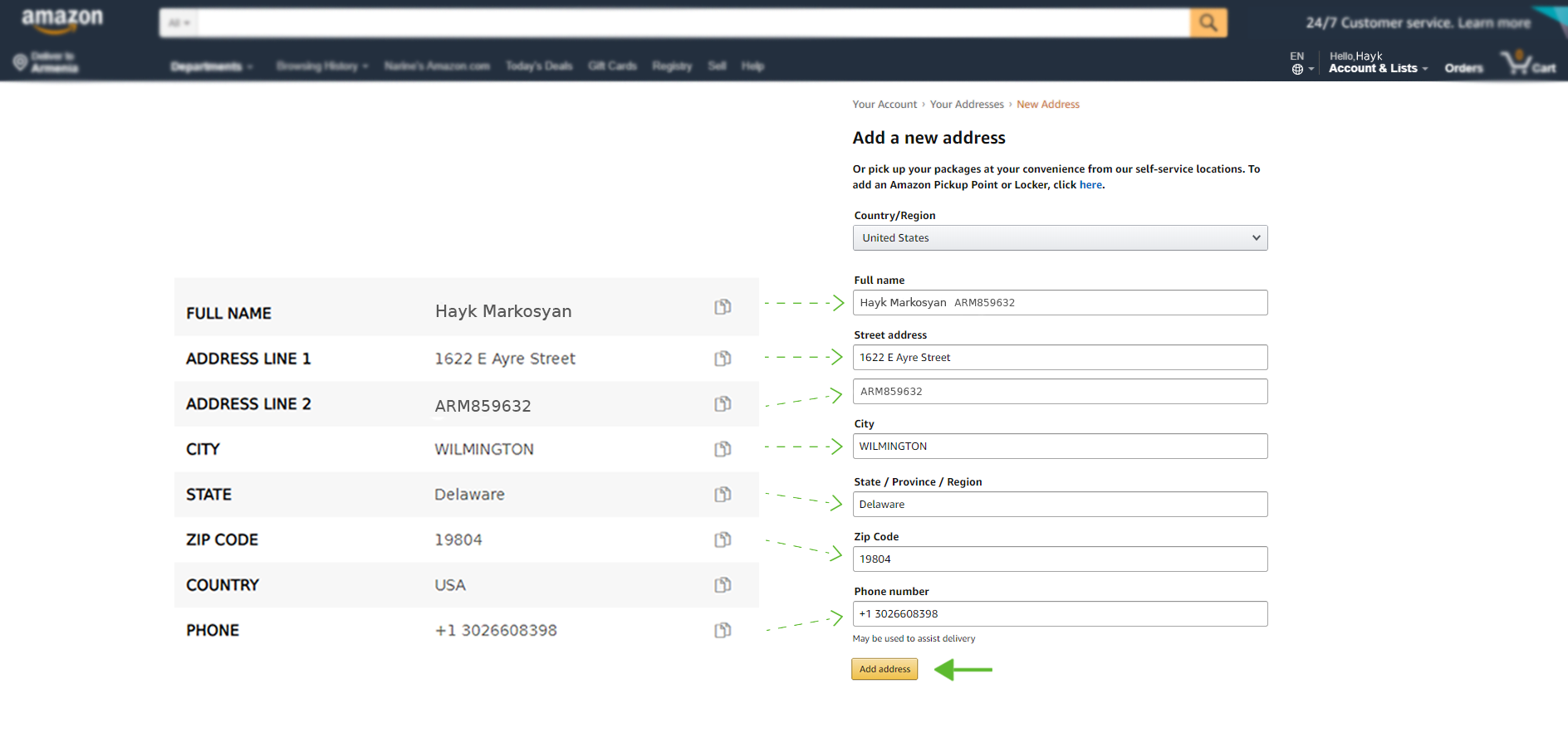 How to make purchases on Amazon