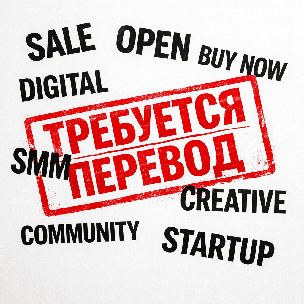 Схема допустимого использования иностранного слова с переводом на русском языке.