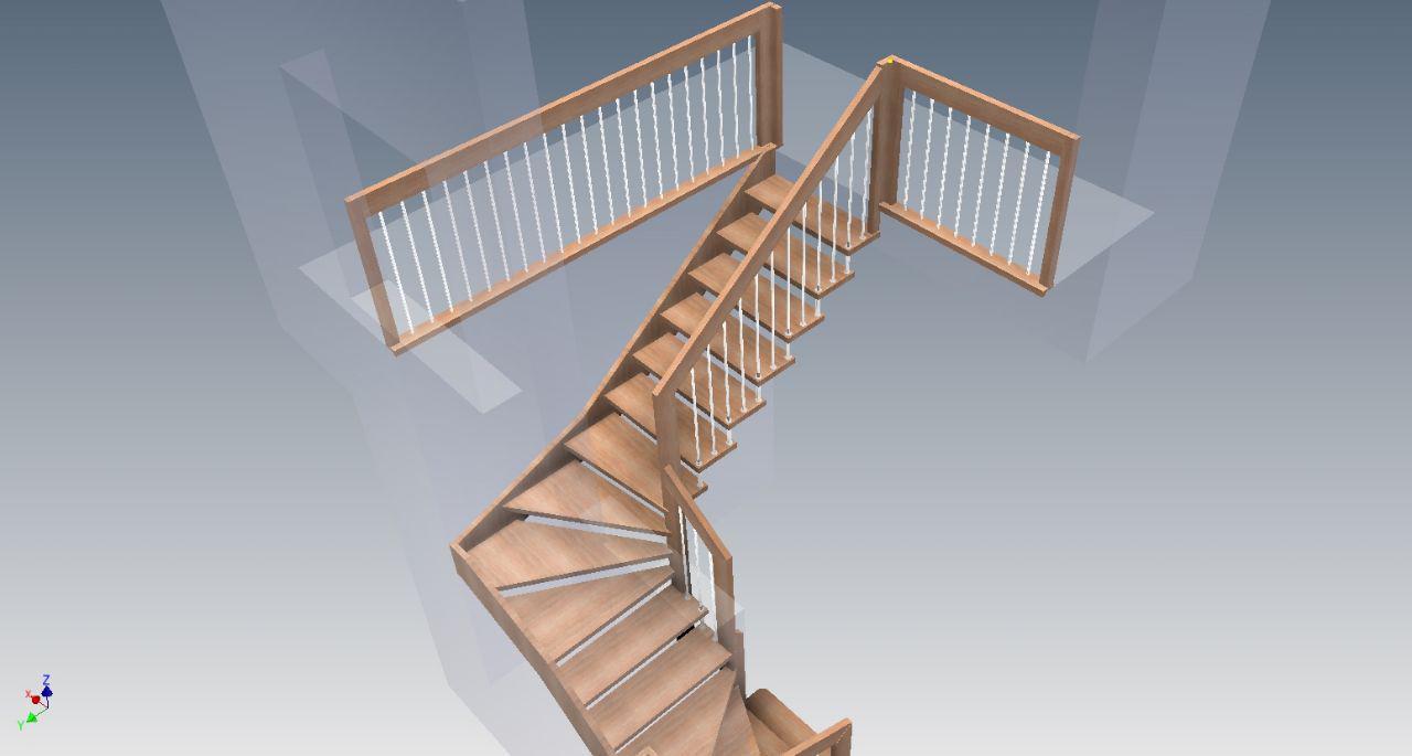 проект лестницы онлайн бесплатно 3d