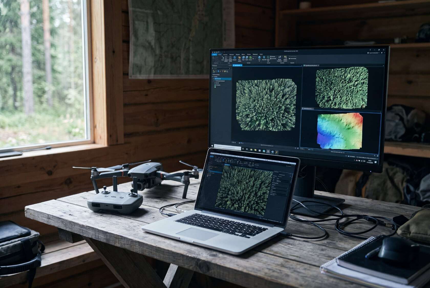 Обработка данных в полевых условиях — QGIS, Metashape, DJI Terra