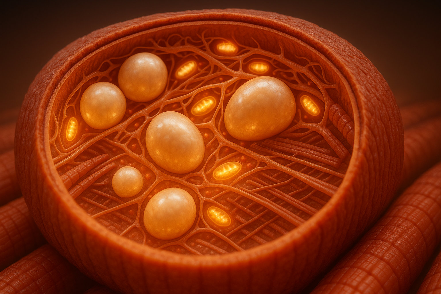  Саркоплазматическая гипертрофия — увеличение объема несократительных структур