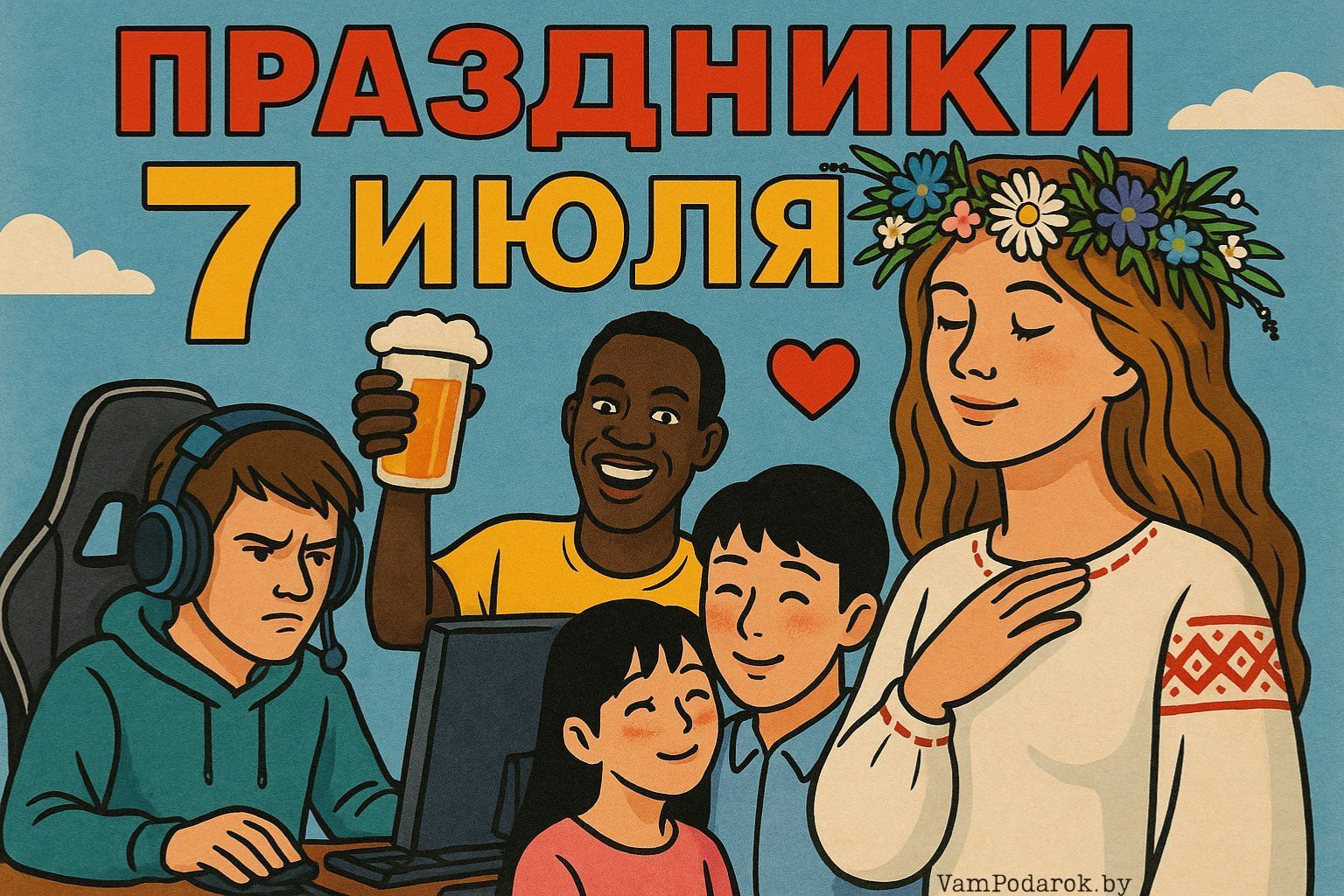 Праздники, именины и народные приметы на 7 июля 2025 года