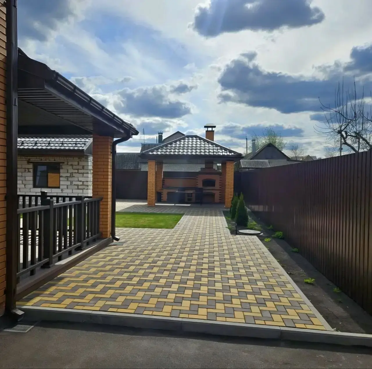 Укладка тротуарной плитки в Воронеже