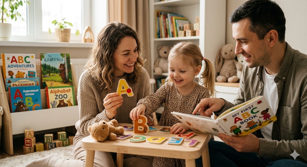 Английский дома или в центре: что важнее для дошкольника