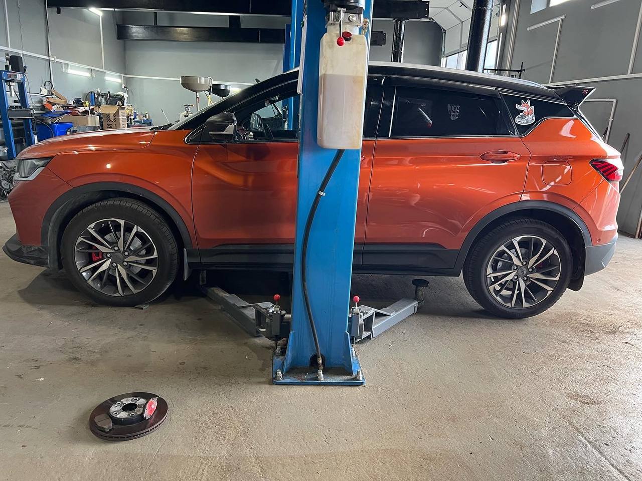 Новая тормозная система на Geely Coolray