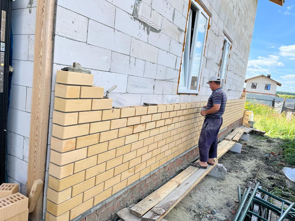 Строительство одноэтажного каменного дома "под ключ" в Пензенской области по индивидуальному проекту