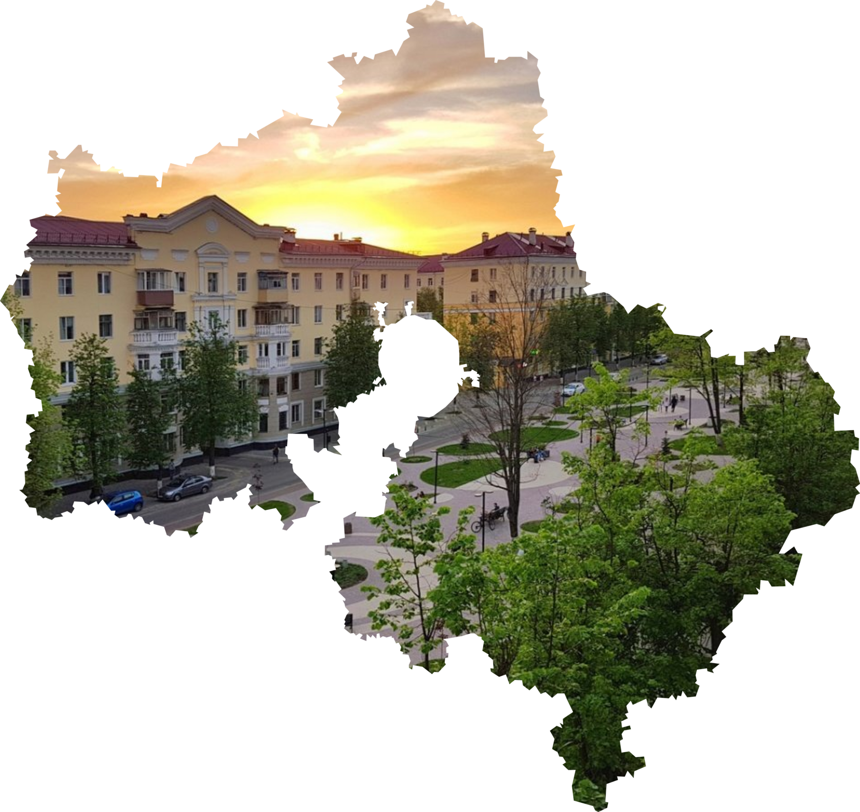 Карта Электросталь