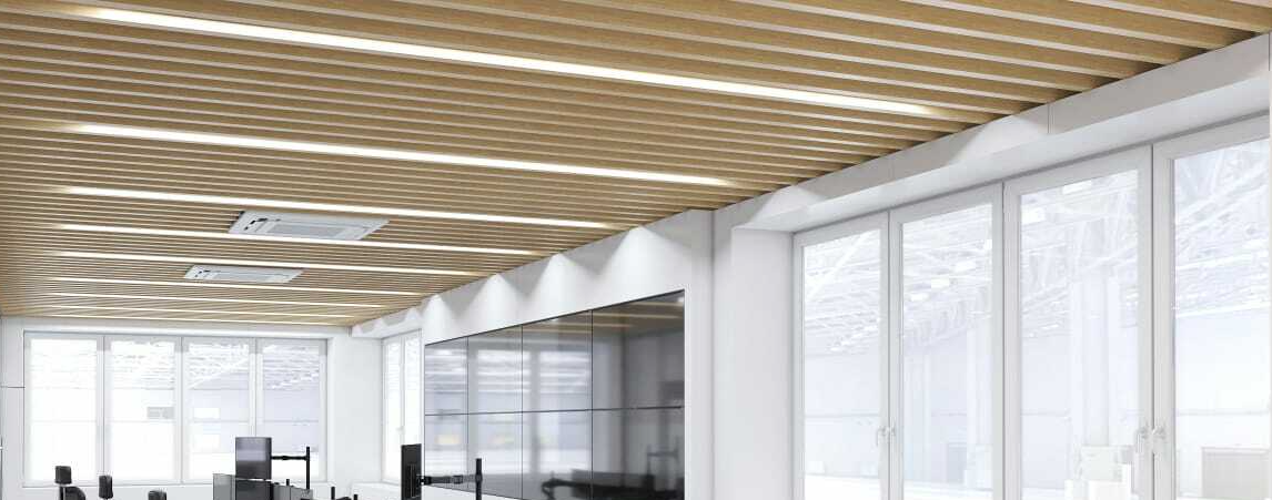“OPTIMUS” metal transformer ceilings