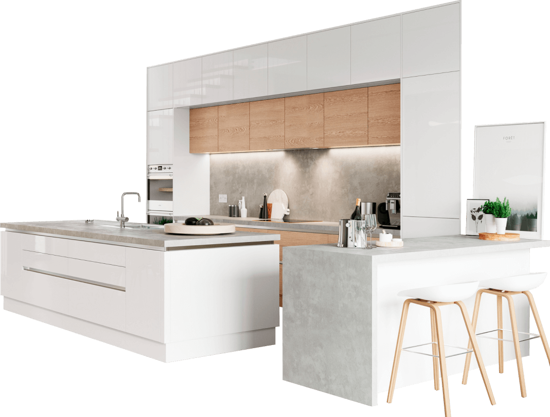Стильные кухни 2023 отзывы. Кухни стильные современные. Стильная белая кухня. Кухня на белом фоне. Кухни 2023.