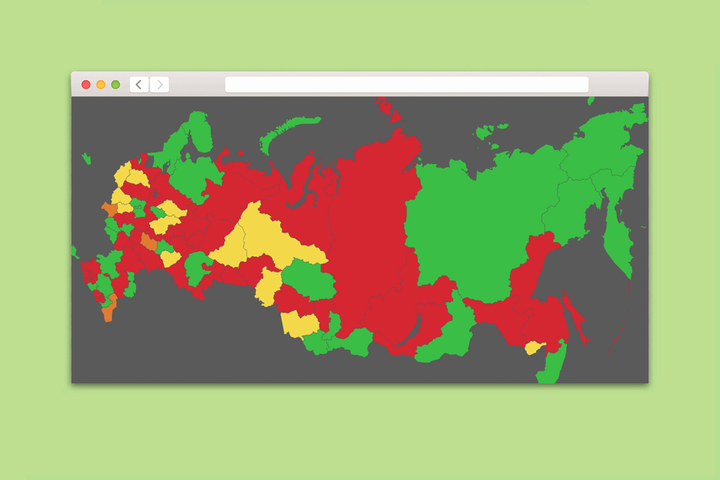 Карта россии тест