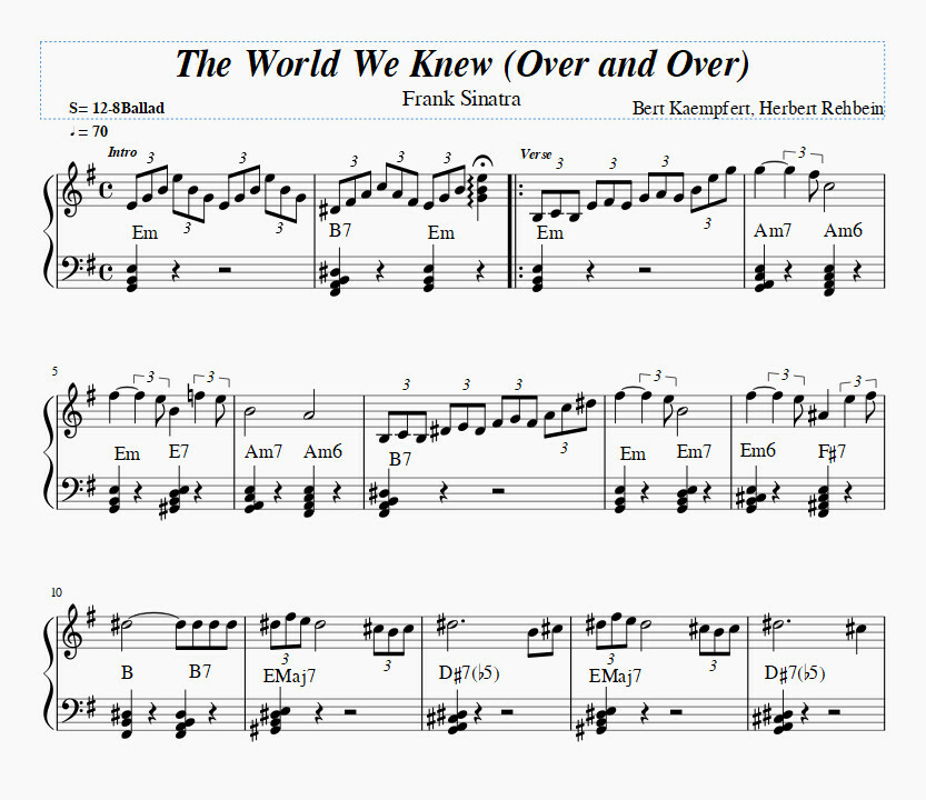 The World We Knew (Over and Over)