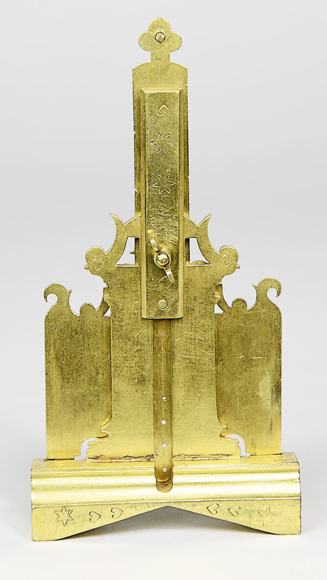 Настраиваемый уровень с отвесом. Кристоф Трехслер (в стиле). Около 1590. Планетарий Адлера, Чикаго. Оборотная сторона.