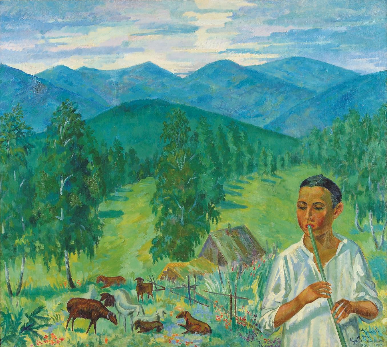 Курай рисунок