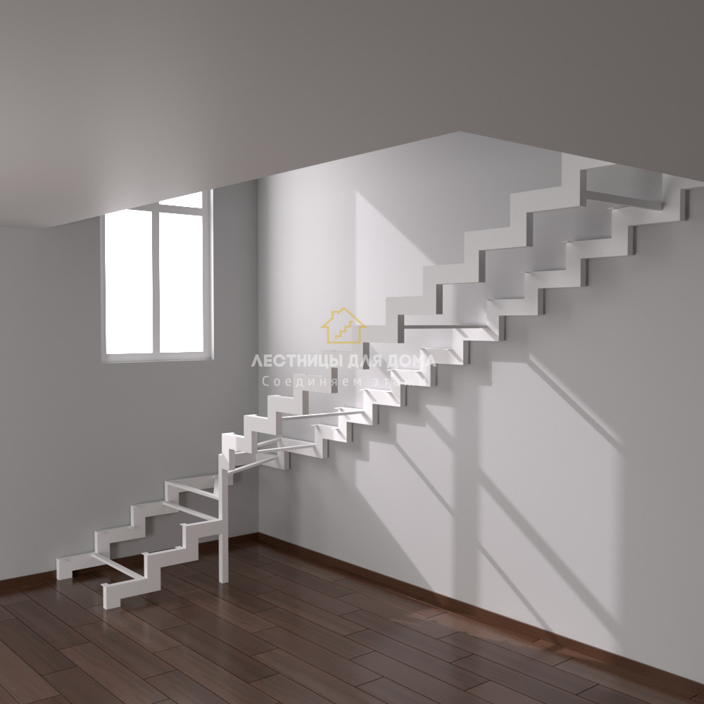Профильная лестница на второй этаж. Лестница межэтажная на метал косоурах. Лестница пилообразный косоур. Лестница на ломаных косоурах на 2 этажа. Белая лестница на металлическом каркасе.