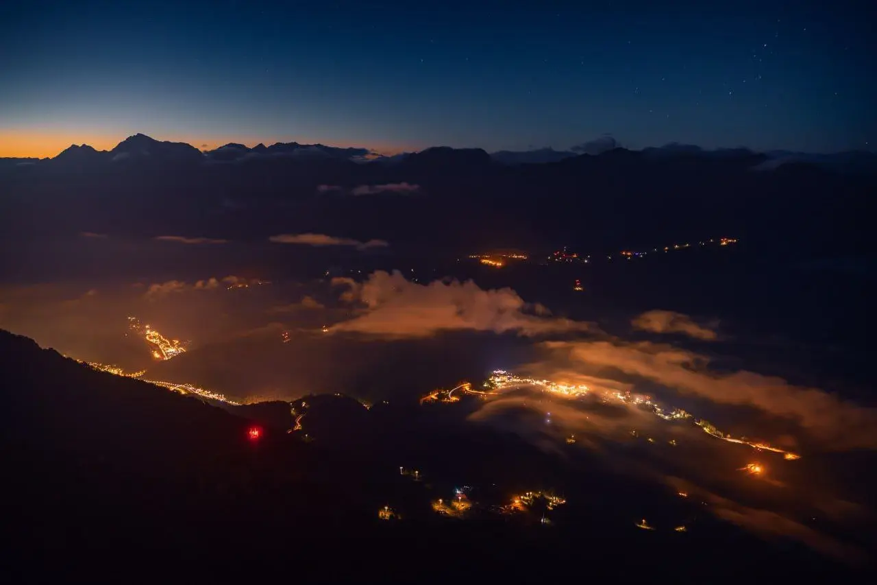 Вид с самой высокой точки Красной Поляны
