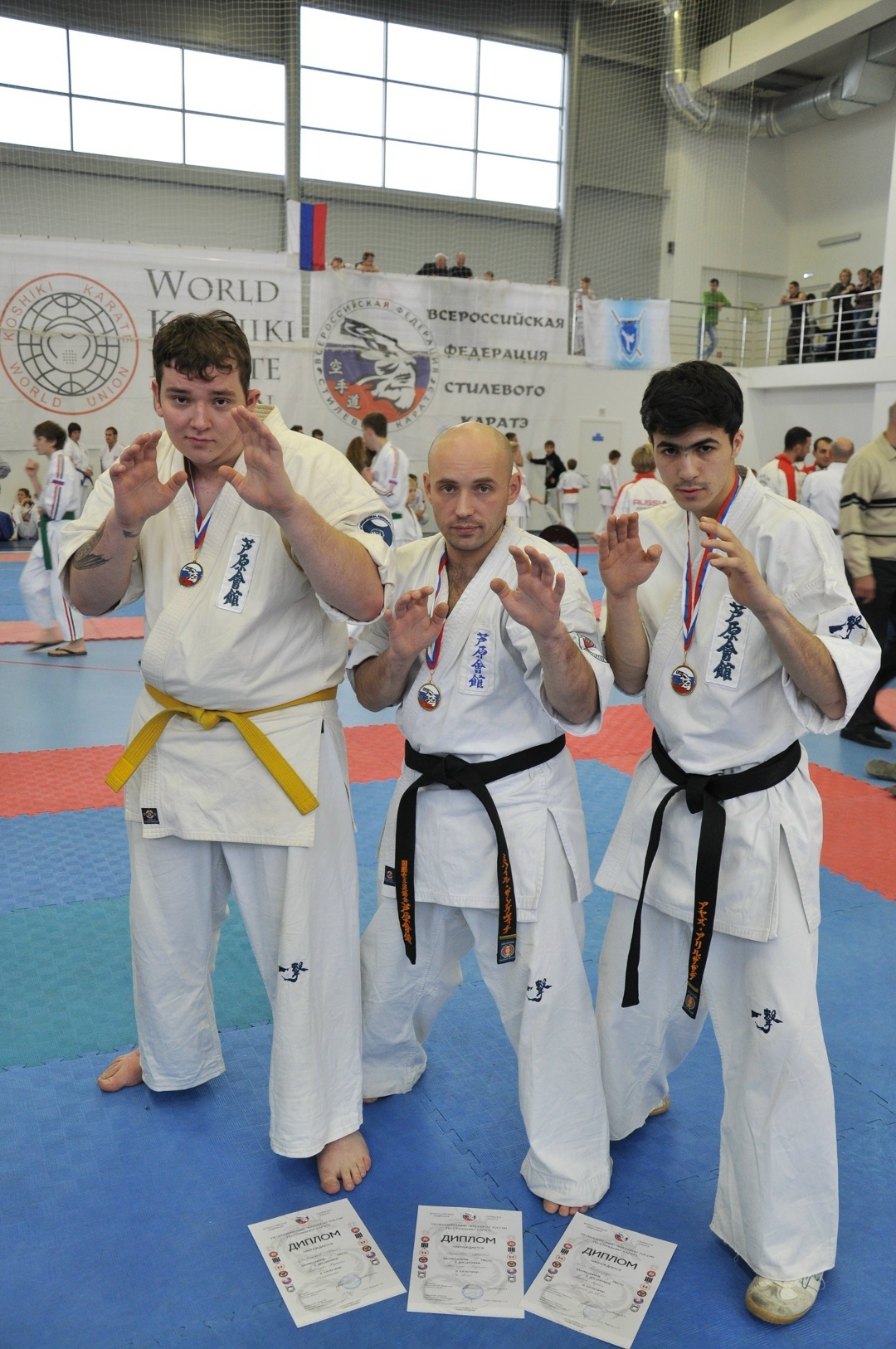 Я со своими учениками Чемпионат России 2012 год. СПБ.