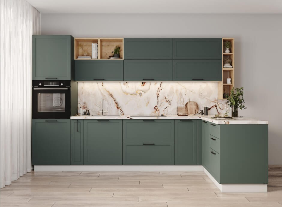 Кухня модульная «Перо» Боровск