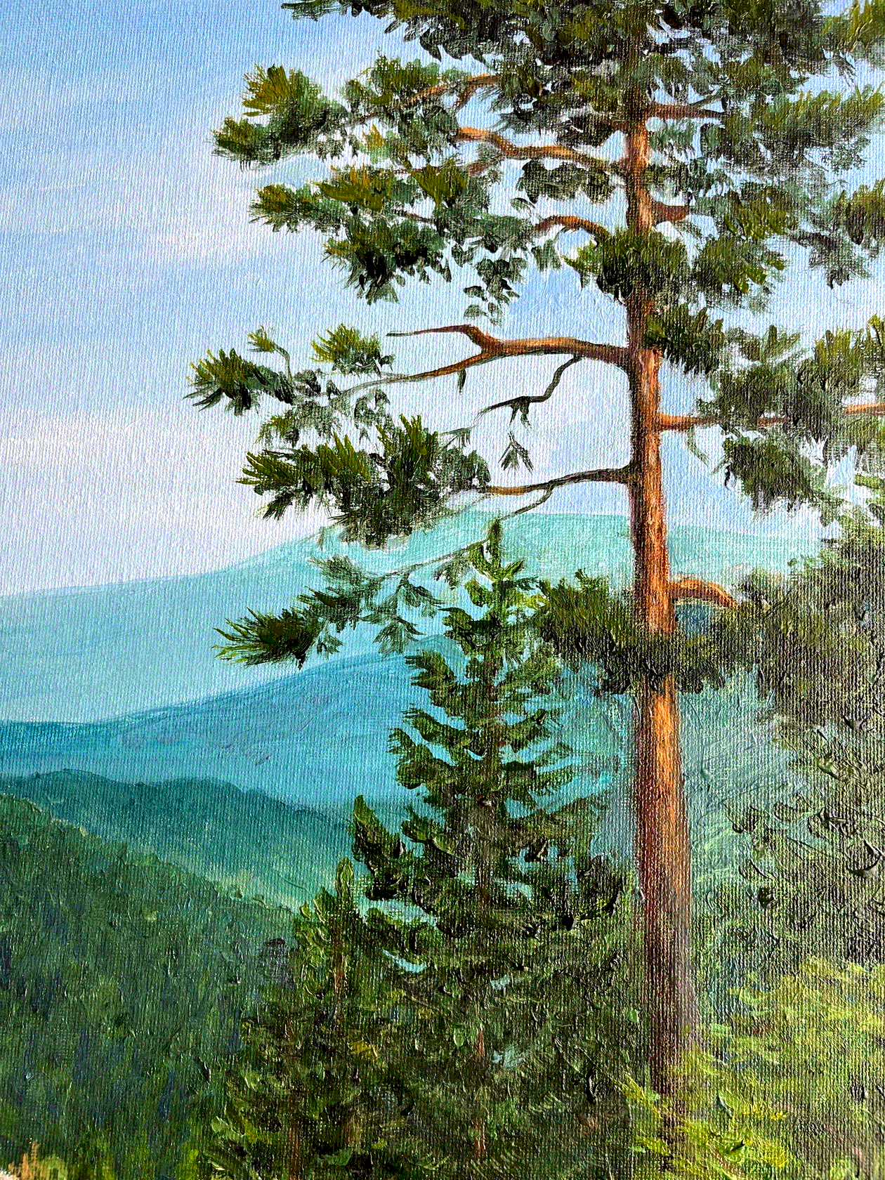 картина Скала Такмак от художника Ольги Васильковой