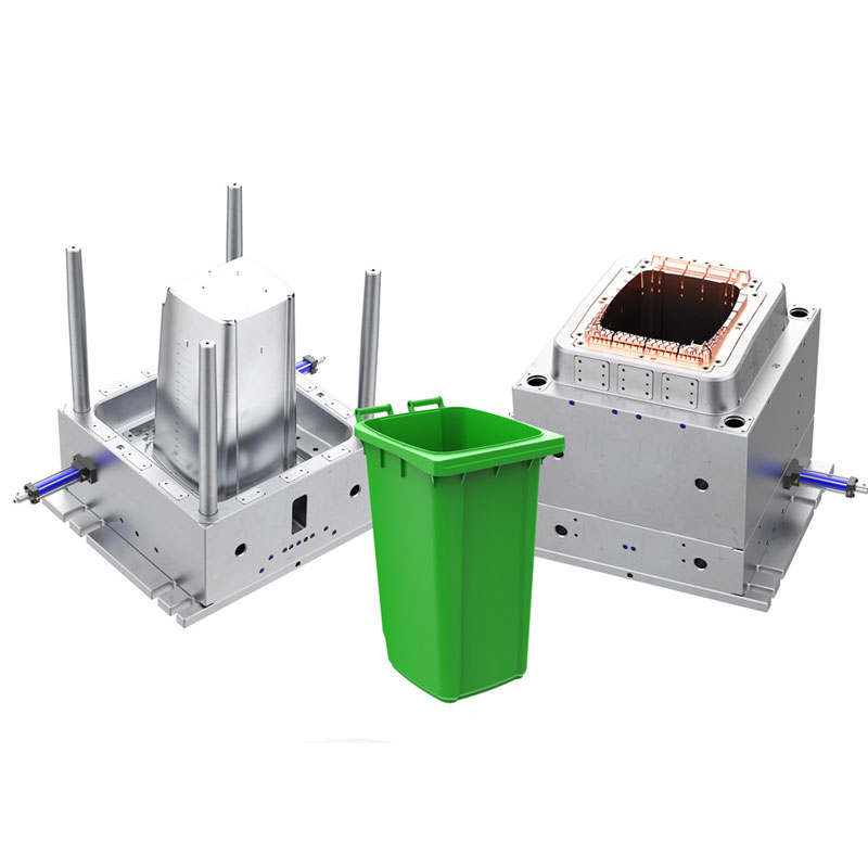 Пресс-форма для литья пластиковых мусорных контейнеров