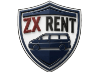 Логотип компании ZXrent — аренда минивэнов в Москве и Московской области