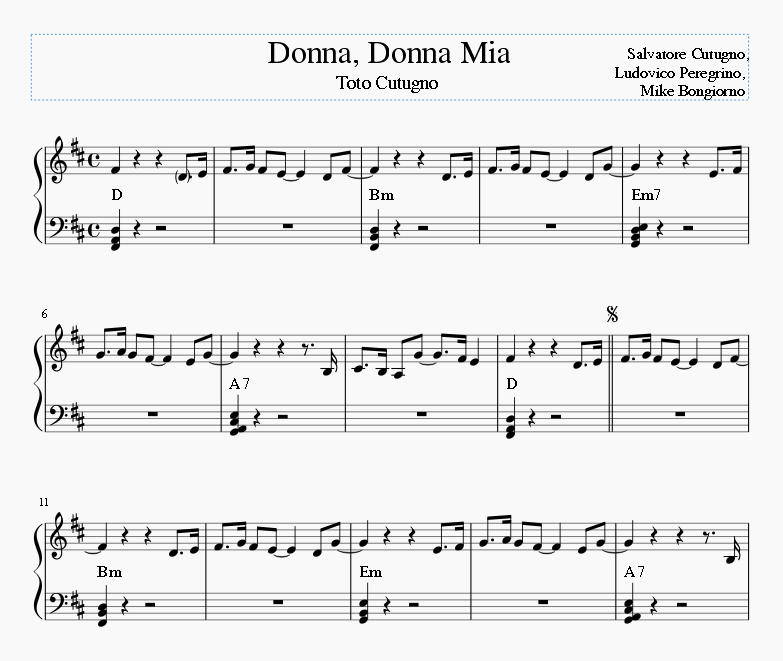 Donna, Donna Mia