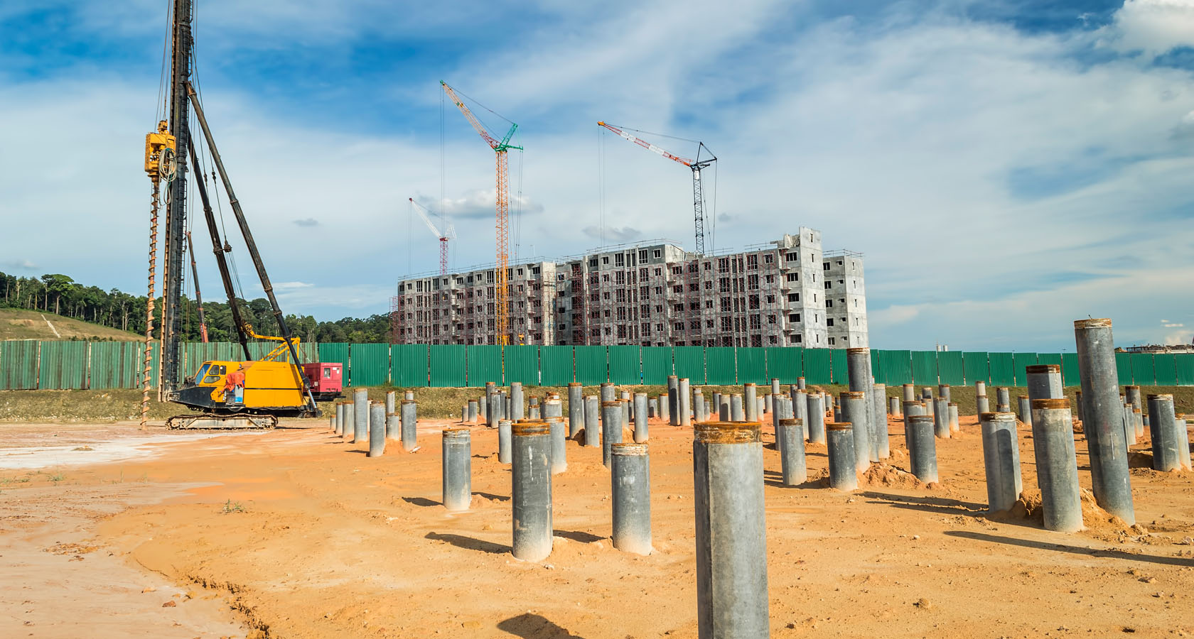 Бурение под буронабивные сваи в Москве и Московской области