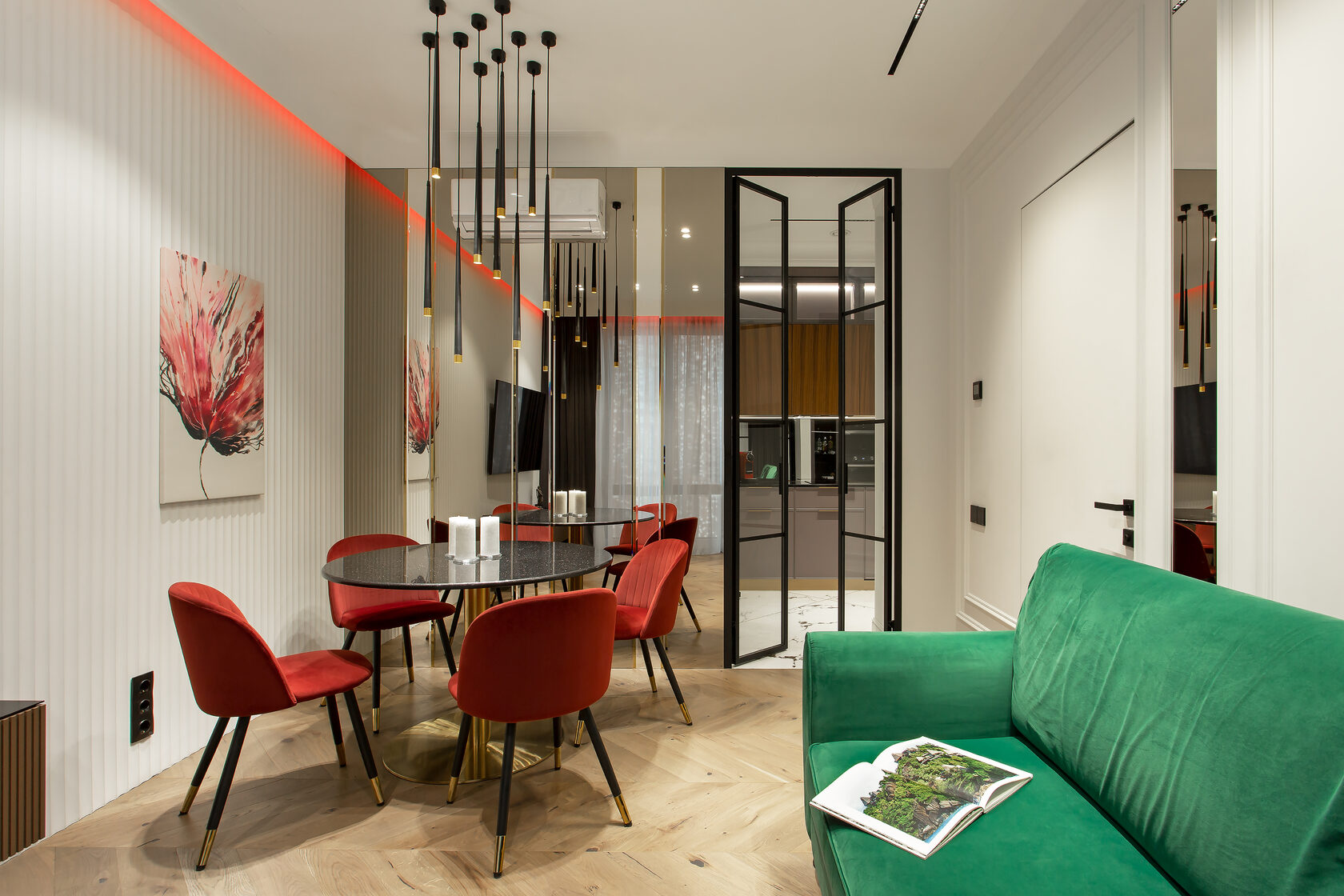 Умный дом с Алисой в дизайнерской квартире ЖК Пресня Сити