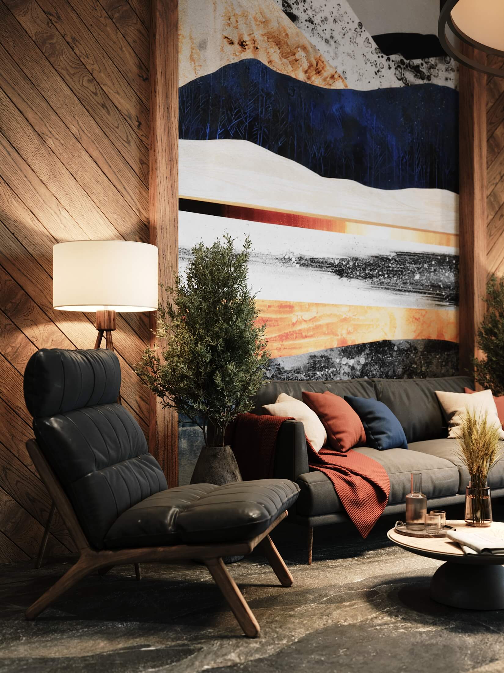 Benefit Chalet — вид на комплекс с горы