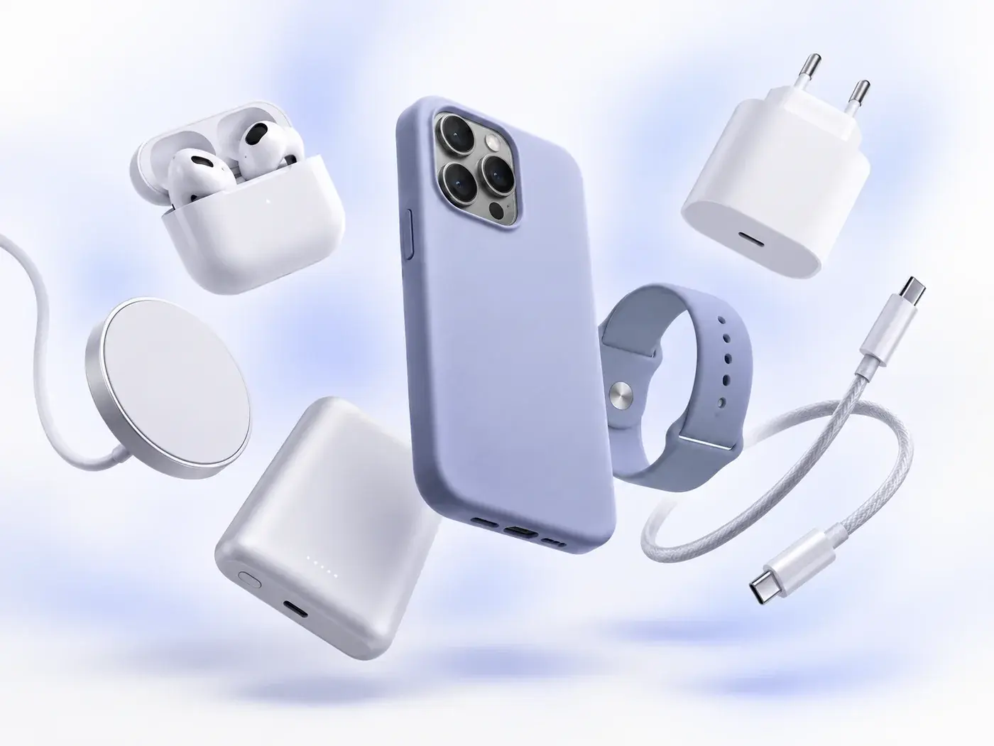 Аксессуары для iPhone и техники Apple — чехол, зарядка, кабель, наушники и MagSafe
