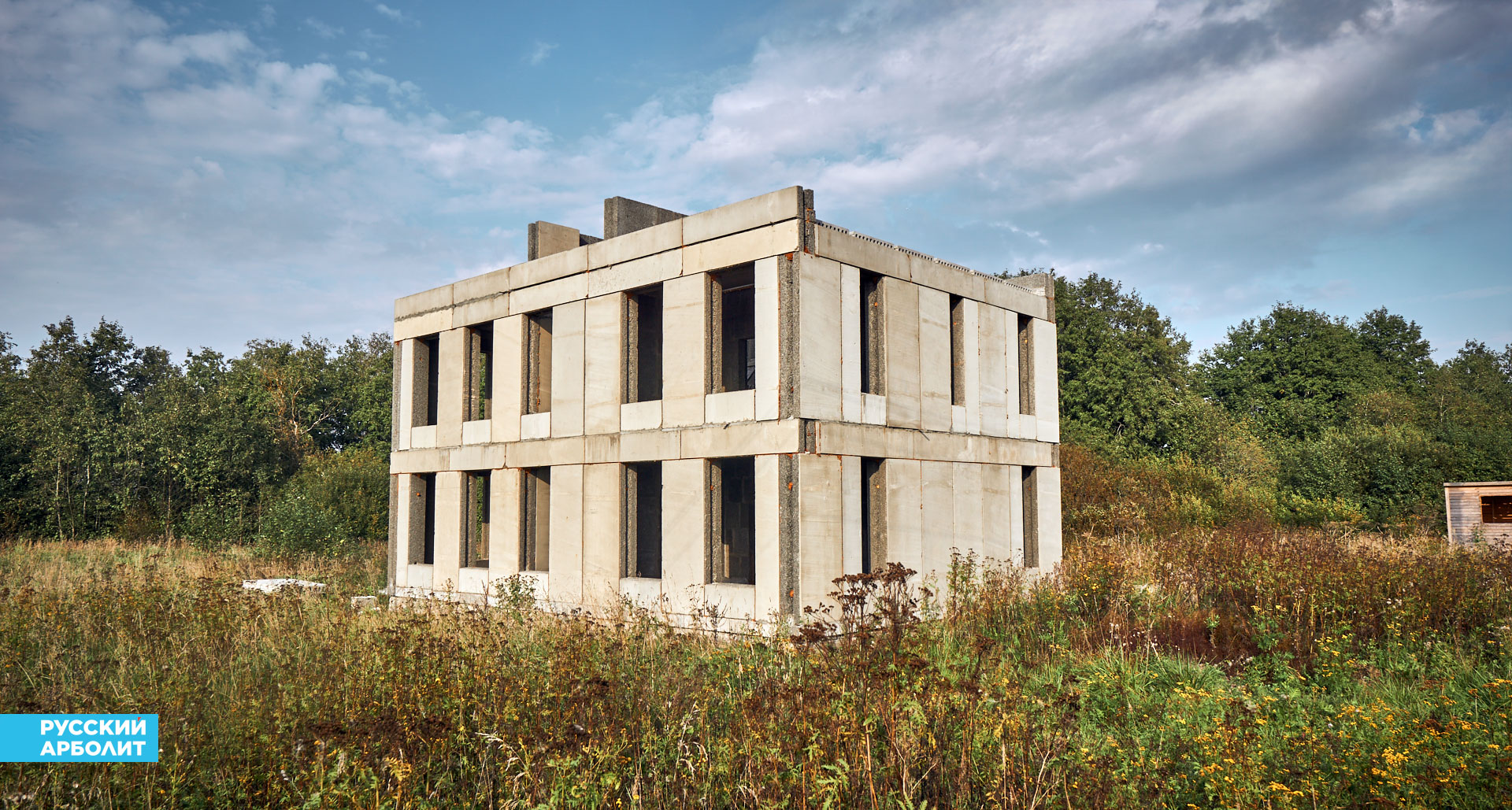 дом из арболитовых панелей в СПб