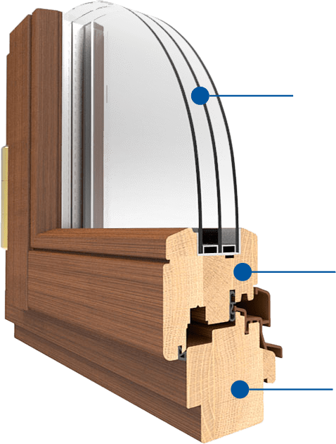 Преимущества окон из дерева