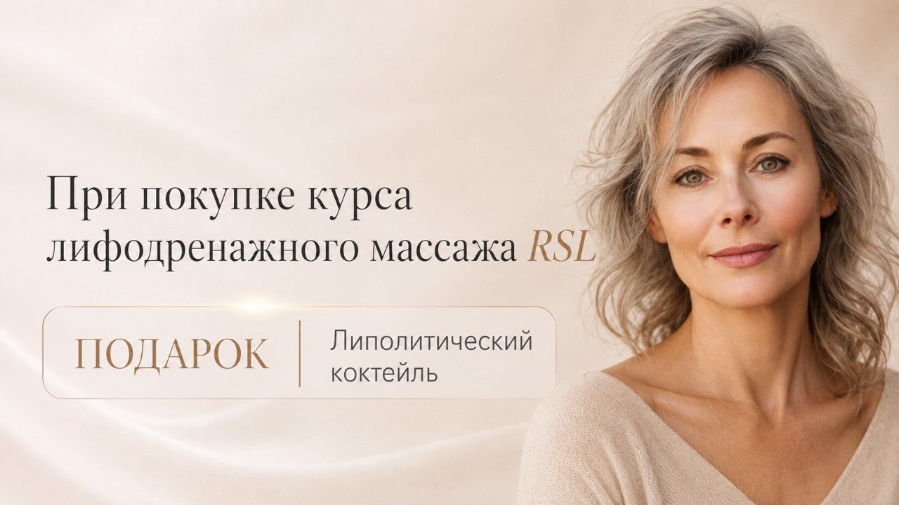 Лимфодренажный массаж RSL и липолитический коктейль в клинике Шер Ами